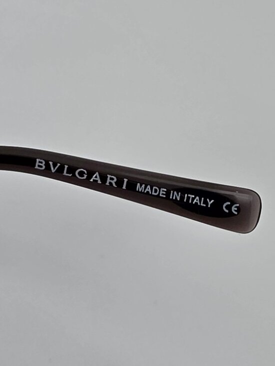 Bvlgari 6027 103 Gunmetal Frame Blue Gradient Lens Oversized Shield Sunglasses